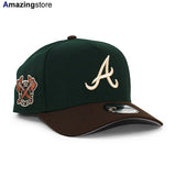 ニューエラ キャップ 9FORTY アトランタ ブレーブス MLB 1876 INAUGURAL SEASON GREY BOTTOM A-FRAME SNAPBACK CAP GREEN