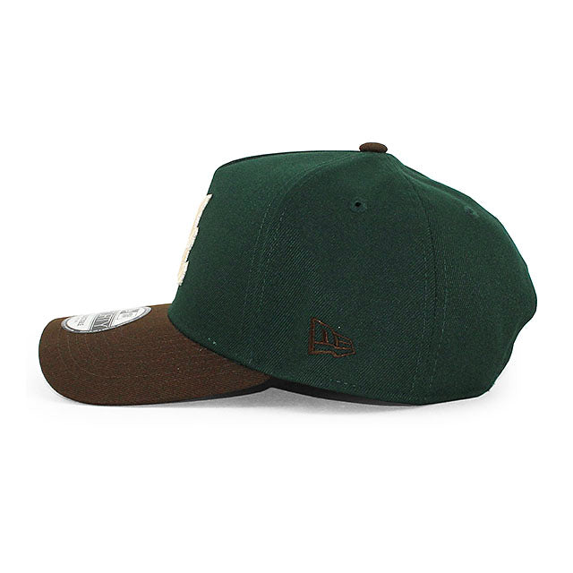 ニューエラ キャップ 9FORTY アトランタ ブレーブス MLB 1876 INAUGURAL SEASON GREY BOTTOM A-FRAME SNAPBACK CAP GREEN