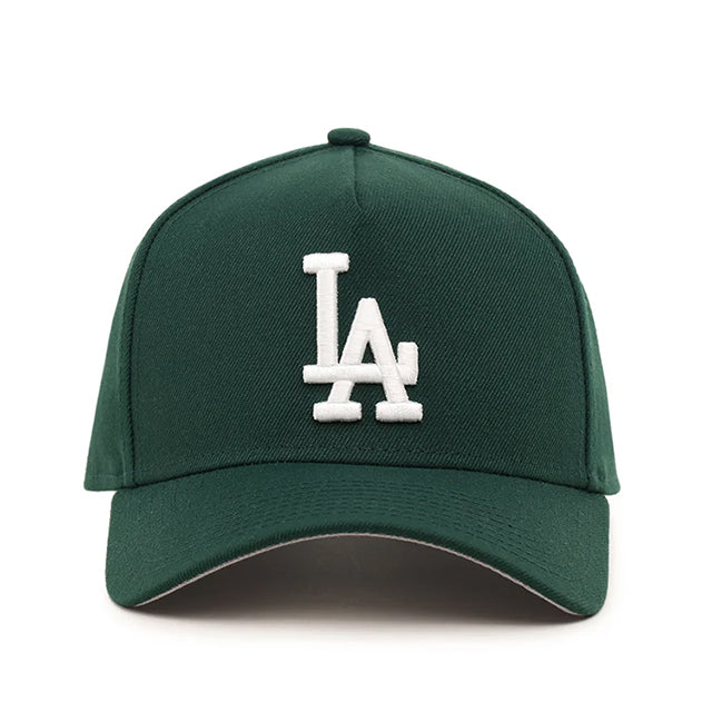 ニューエラ キャップ 9FORTY スナップバック ロサンゼルス ドジャース MLB A-FRAME SNAPBACK CAP DARK GREEN
