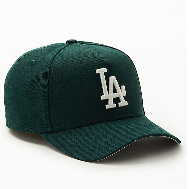 ニューエラ キャップ 9FORTY スナップバック ロサンゼルス ドジャース MLB A-FRAME SNAPBACK CAP DARK GREEN