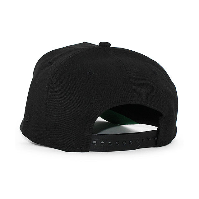 ニューエラ キャップ 9FORTY ブルックリン ドジャース MLB JACKIE ROBINSON 50 ANNIVERSARY KELLY GREEN BOTTOM A-FRAME SNAPBACK CAP BLACK