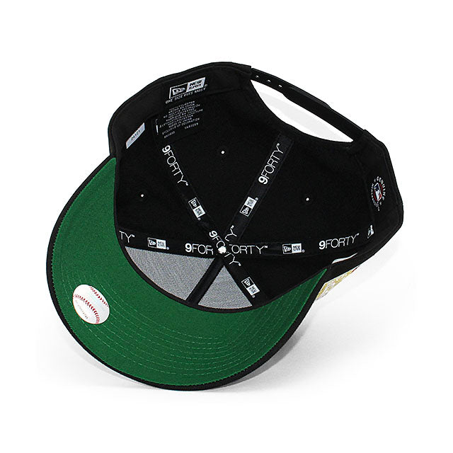 ニューエラ キャップ 9FORTY ブルックリン ドジャース MLB JACKIE ROBINSON 75 YEARS KELLY BOTTOM A-FRAME SNAPBACK CAP BLACK