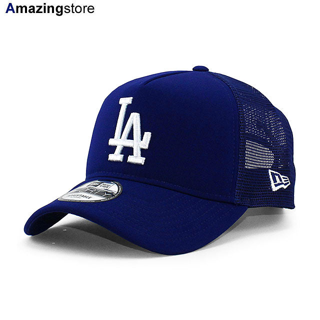 ニューエラ メッシュキャップ 9FORTY ロサンゼルス ドジャース MLB A-FRAME TRUCKER MESH CAP BLUE