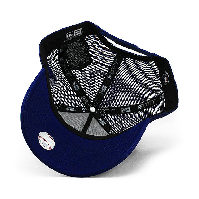 ニューエラ メッシュキャップ 9FORTY ロサンゼルス ドジャース MLB A-FRAME TRUCKER MESH CAP BLUE –  Amazingstore