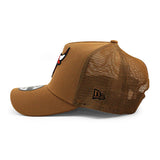 ニューエラ メッシュキャップ 9FORTY シカゴ ブルズ NBA A-FRAME TRUCKER MESH CAP TAN