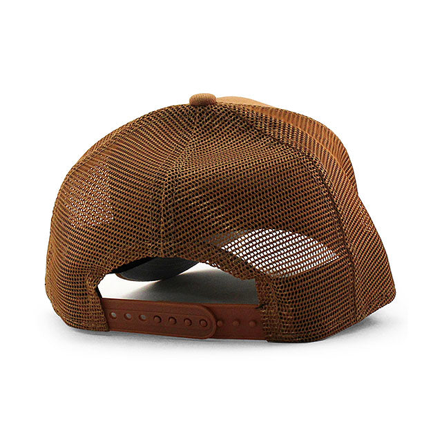 ニューエラ メッシュキャップ 9FORTY ロサンゼルス レイカーズ NBA A-FRAME TRUCKER MESH CAP TAN