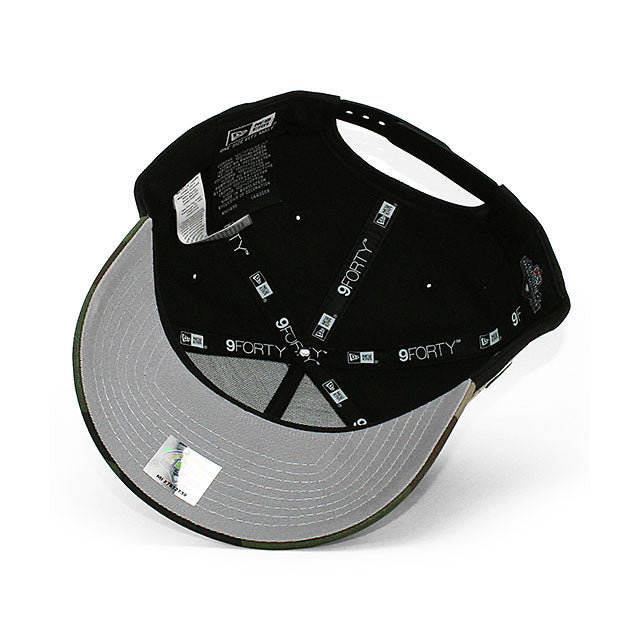 ニューエラ キャップ 9FORTY グウィネット ストライパーズ MiLB GREY BOTTOM A-FRAME SNAPBACK CAP BLACK