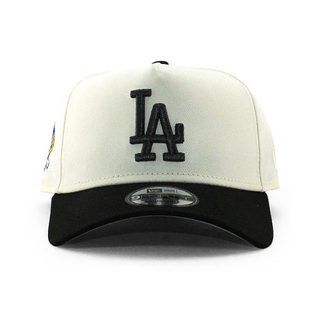 ニューエラ キャップ 9FORTY ロサンゼルス ドジャース MLB 100TH ANNIVERSARY GREY BOTTOM A-FRAME SNAPBACK CAP CREAM