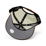 ニューエラ キャップ 9FORTY ロサンゼルス ドジャース MLB 100TH GREY BOTTOM A-FRAME SNAPBACK CAP CREAM