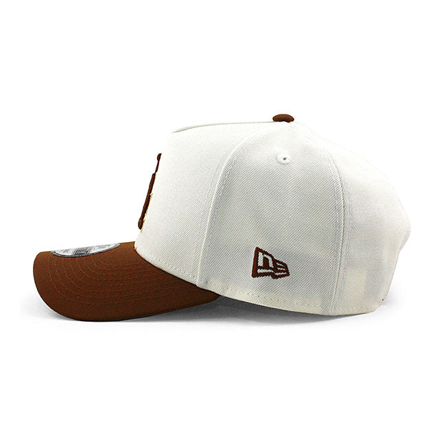 ニューエラ キャップ 9FORTY ロサンゼルス ドジャース MLB 100TH GREY BOTTOM A-FRAME SNAPBACK CAP CREAM