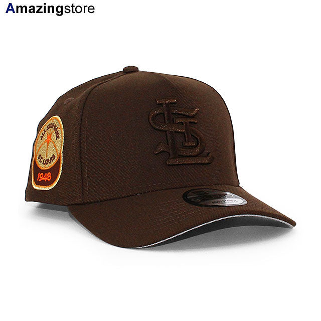 ニューエラ キャップ 9FORTY セントルイス カージナルス MLB 1948 ALL STAR GREY BOTTOM A-FRAME SNAPBACK CAP BROWN