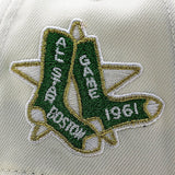 ニューエラ キャップ 9FORTY ボストン レッドソックス MLB 1961 ALL STAR GAME GREY BOTTOM A-FRAME SNAPBACK CAP CREAM