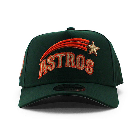 ニューエラ キャップ 9FORTY ヒューストン アストロズ MLB 1986 ALL STAR GREY BOTTOM A-FRAME SNAPBACK CAP DK GREEN
