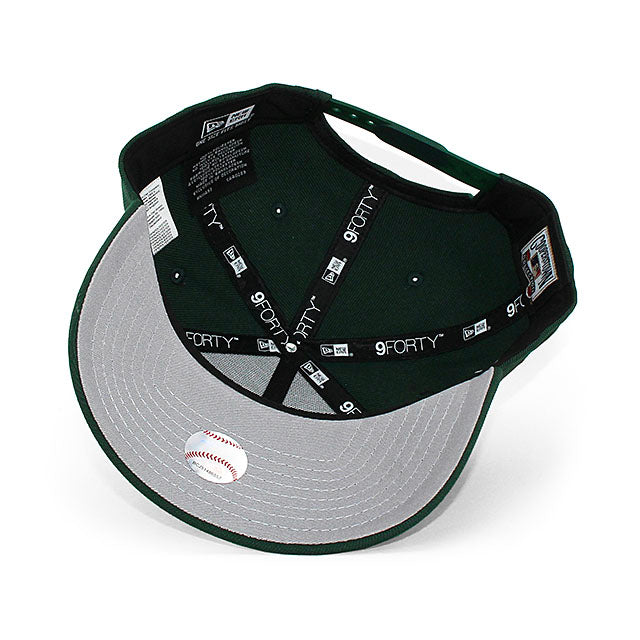 ニューエラ キャップ 9FORTY ヒューストン アストロズ MLB 1986 ALL STAR GREY BOTTOM A-FRAME SNAPBACK CAP DK GREEN