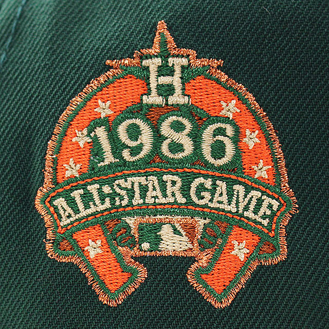 ニューエラ キャップ 9FORTY ヒューストン アストロズ MLB 1986 ALL STAR GREY BOTTOM A-FRAME SNAPBACK CAP DK GREEN