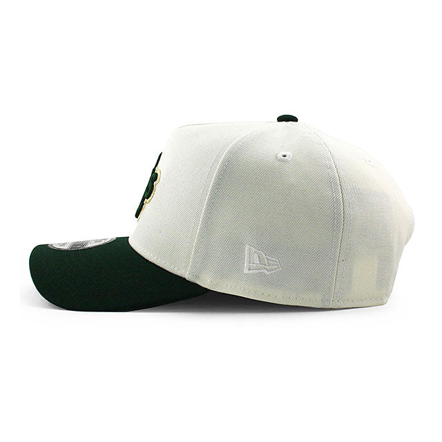 ニューエラ キャップ 9FORTY オークランド アスレチックス MLB 1989 WORLD SERIES GREY BOTTOM A-FRAME SNAPBACK CAP CREAM