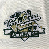 ニューエラ キャップ 9FORTY オークランド アスレチックス MLB 1989 WORLD SERIES GREY BOTTOM A-FRAME SNAPBACK CAP CREAM