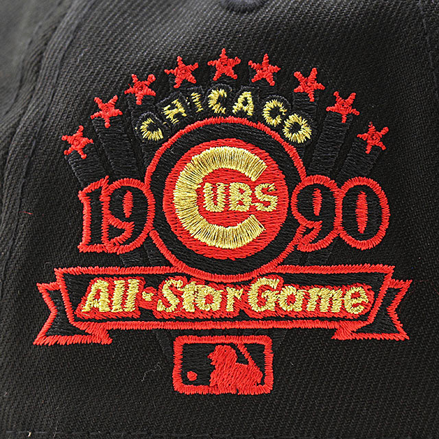 ニューエラ キャップ 9FORTY シカゴ カブス MLB 1990 ALL STAR RED BOTTOM A-FRAME SNAPBACK CAP BLACK