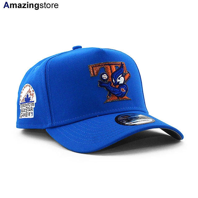 ニューエラ キャップ 9FORTY トロント ブルージェイズ MLB 1991 ALL STAR GAME GREY BOTTOM A-FRAME SNAPBACK CAP BLUE