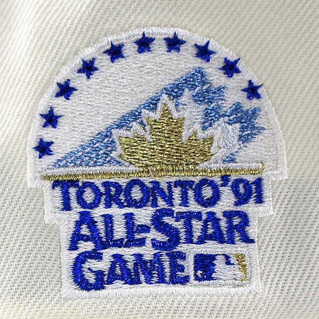 ニューエラ キャップ 9FORTY トロント ブルージェイズ MLB 1991 ALL STAR GAME GREY BOTTOM A-FRAME SNAPBACK CAP CREAM