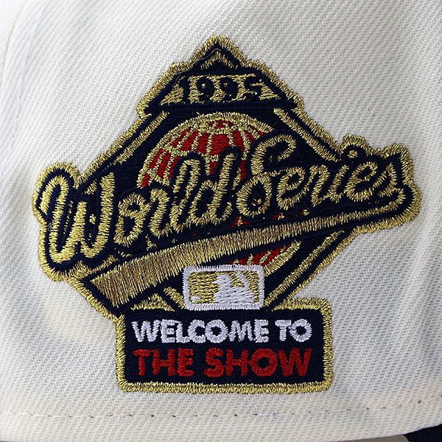 ニューエラ キャップ 9FORTY アトランタ ブレーブス MLB 1995 WORLD SERIES GREY BOTTOM A-FRAME SNAPBACK CAP CREAM