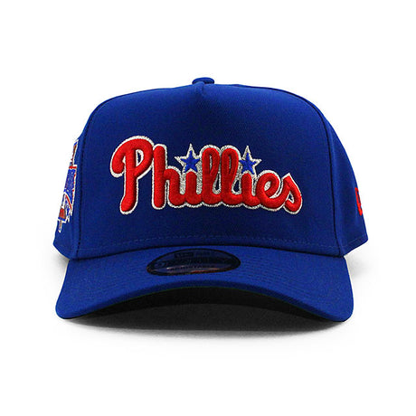 ニューエラ キャップ 9FORTY フィラデルフィア フィリーズ MLB 1996 ALL STAR GAME GREEN BOTTOM A-FRAME SNAPBACK CAP BLUE