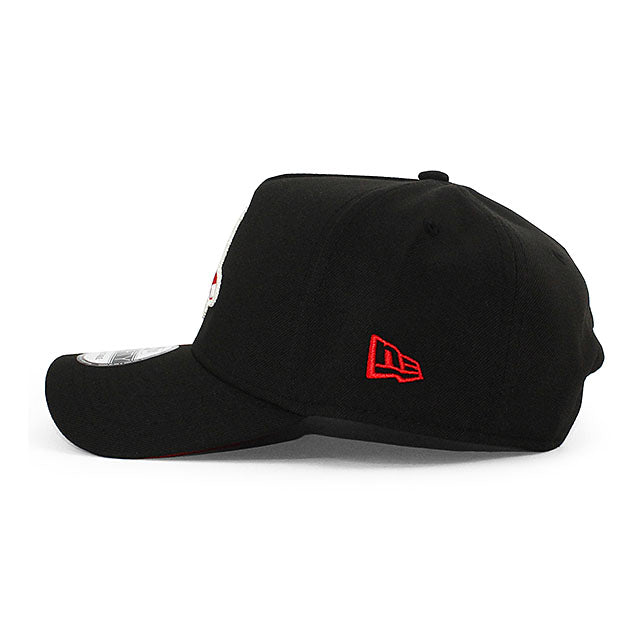 ニューエラ キャップ 9FORTY ボストン レッドソックス MLB 1999 ALL STAR GAME RED BOTTOM A-FRAME SNAPBACK CAP BLACK