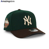 ニューエラ キャップ 9FORTY ニューヨーク ヤンキース MLB 1999 WORLD SERIES GREY BOTTOM A-FRAME SNAPBACK CAP GREEN