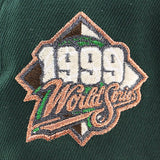 ニューエラ キャップ 9FORTY ニューヨーク ヤンキース MLB 1999 WORLD SERIES GREY BOTTOM A-FRAME SNAPBACK CAP GREEN