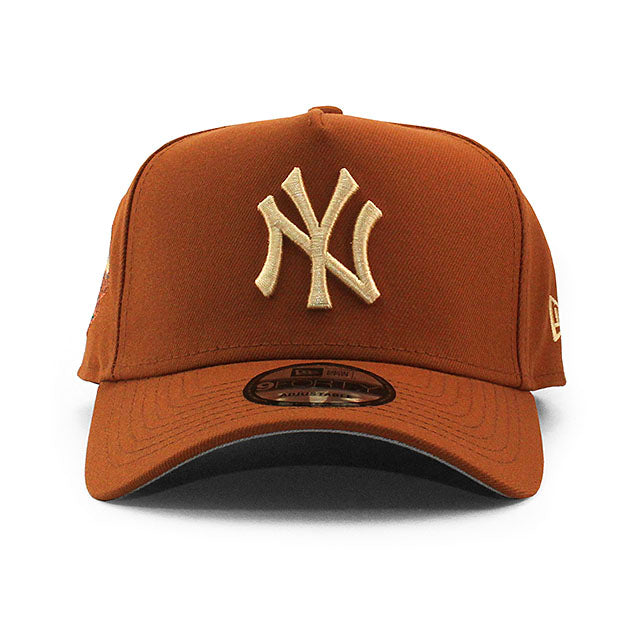 ニューエラ キャップ 9FORTY ニューヨーク ヤンキース MLB 1999 WORLD SERIES GREY BOTTOM A-FRAME SNAPBACK CAP COPPER