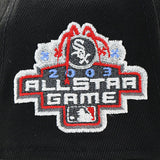 ニューエラ キャップ 9FORTY シカゴ ホワイトソックス MLB 2003 ALL STAR GAME RED BOTTOM A-FRAME SNAPBACK CAP BLACK