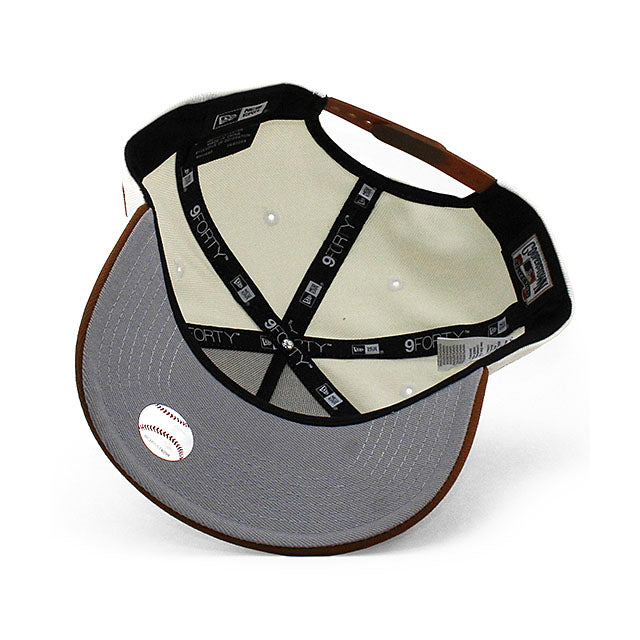 ニューエラ キャップ 9FORTY サンディエゴ パドレス MLB 25TH GREY BOTTOM A-FRAME SNAPBACK CAP CREAM