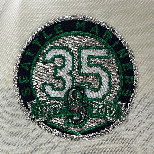 ニューエラ キャップ 9FORTY シアトル マリナーズ MLB 35TH GREEN BOTTOM A-FRAME SNAPBACK CAP CREAM