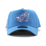 ニューエラ キャップ 9FORTY ロサンゼルス エンゼルス MLB 50TH GREY BOTTOM A-FRAME SNAPBACK CAP SKY BLUE