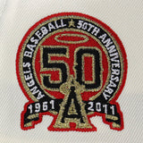 ニューエラ キャップ 9FORTY ロサンゼルス エンゼルス MLB 50TH GREY BOTTOM A-FRAME SNAPBACK CAP CREAM