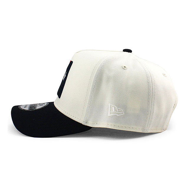 ニューエラ キャップ 9FORTY ヒューストン アストロズ MLB 50TH GREY BOTTOM A-FRAME SNAPBACK CAP CREAM