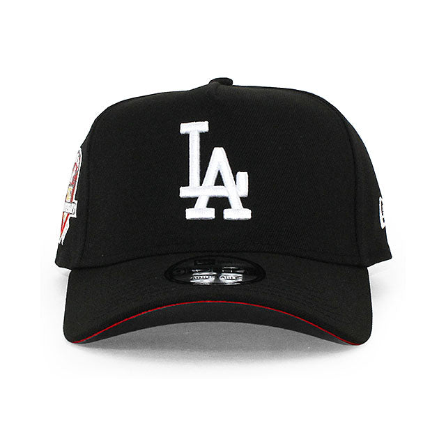 ニューエラ キャップ 9FORTY ロサンゼルス ドジャース MLB 50TH RED BOTTOM A-FRAME SNAPBACK CAP BLACK