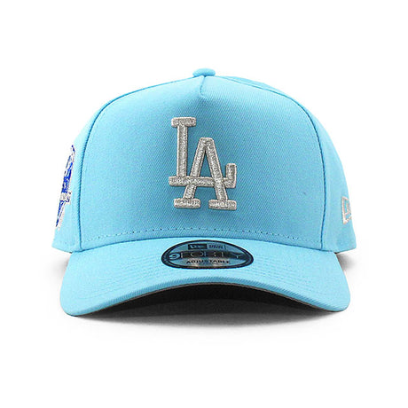ニューエラ キャップ 9FORTY ロサンゼルス ドジャース MLB 50TH GREY BOTTOM A-FRAME SNAPBACK CAP SKY