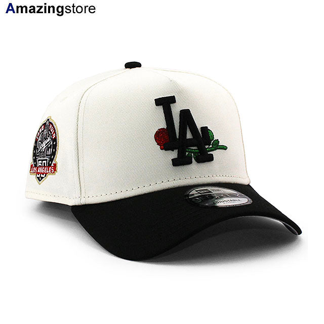 ニューエラ キャップ 9FORTY ロサンゼルス ドジャース MLB 50TH GREY BOTTOM A-FRAME SNAPBACK CAP CREAM