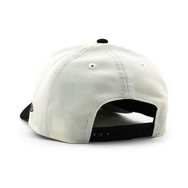 ニューエラ キャップ 9FORTY ロサンゼルス ドジャース MLB 50TH GREY BOTTOM A-FRAME SNAPBACK CAP CREAM