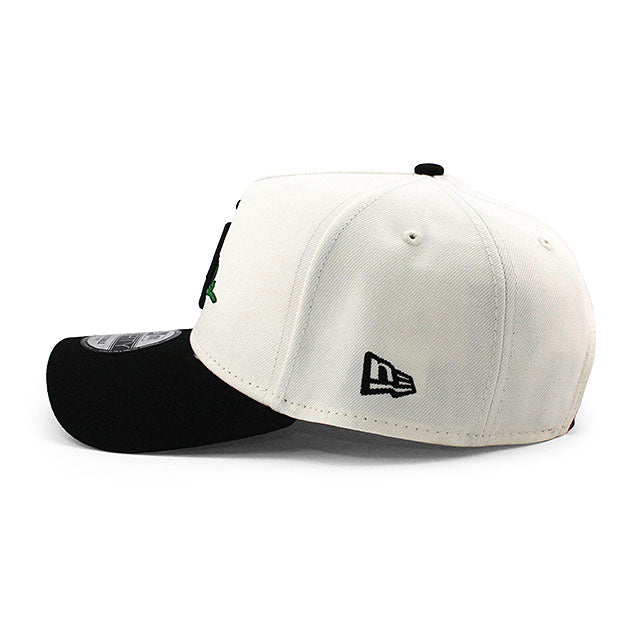 ニューエラ キャップ 9FORTY ロサンゼルス ドジャース MLB 50TH GREY BOTTOM A-FRAME SNAPBACK CAP CREAM