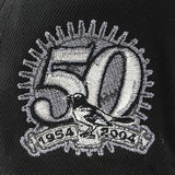 ニューエラ キャップ 9FORTY ボルチモア オリオールズ MLB 50TH GREY BOTTOM A-FRAME SNAPBACK CAP BLACK