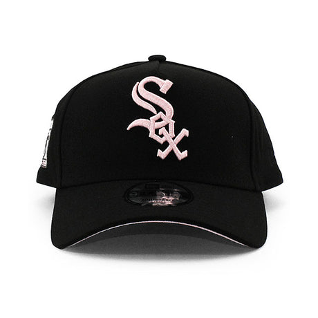 ニューエラ キャップ 9FORTY シカゴ ホワイトソックス MLB 55TH PINK BOTTOM A-FRAME SNAPBACK CAP BLACK