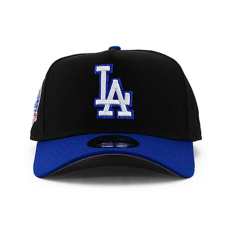 ニューエラ キャップ 9FORTY ロサンゼルス ドジャース MLB 60TH GREY BOTTOM A-FRAME SNAPBACK CAP BLACK