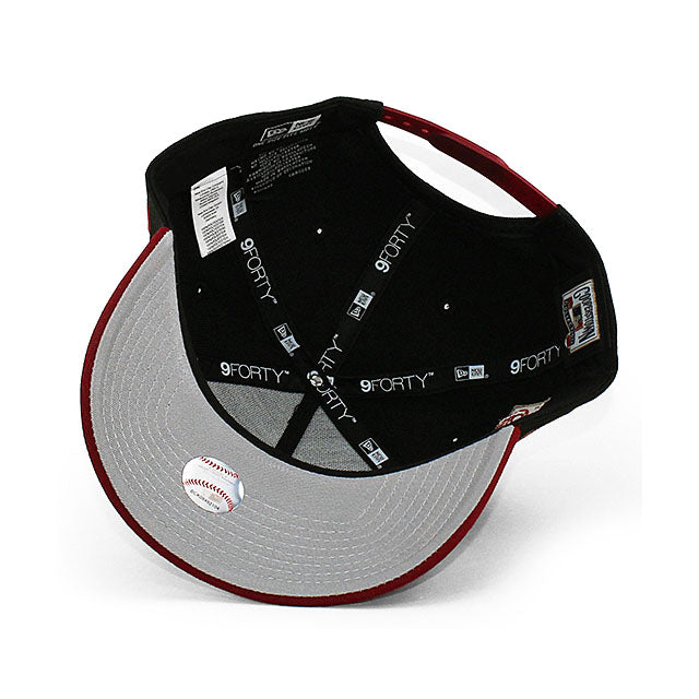 ニューエラ キャップ 9FORTY ロサンゼルス ドジャース MLB 60TH GREY BOTTOM A-FRAME SNAPBACK CAP BLACK