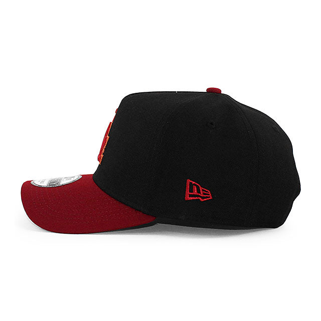 ニューエラ キャップ 9FORTY ロサンゼルス ドジャース MLB 60TH GREY BOTTOM A-FRAME SNAPBACK CAP BLACK