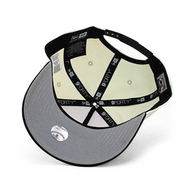 ニューエラ キャップ 9FORTY シカゴ ホワイトソックス MLB 75YEARS GREY BOTTOM A-FRAME SNAPBACK CAP CREAM