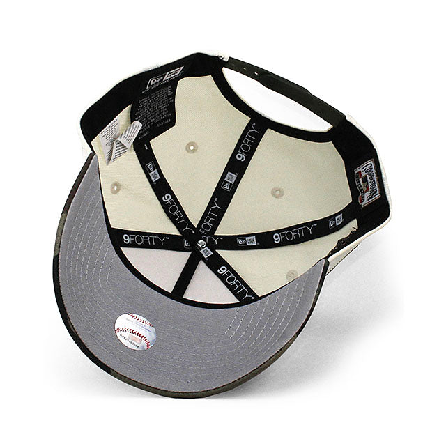 ニューエラ キャップ 9FORTY ボストン レッドソックス MLB 90TH GREY BOTTOM A-FRAME SNAPBACK CAP CREAM