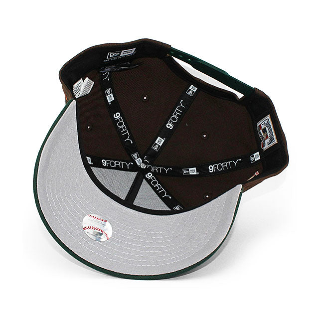 ニューエラ キャップ 9FORTY ロサンゼルス エンゼルス MLB GREY BOTTOM A-FRAME SNAPBACK CAP BROWN