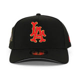 ニューエラ キャップ 9FORTY ロサンゼルス エンゼルス MLB GREY BOTTOM A-FRAME SNAPBACK CAP BLACK